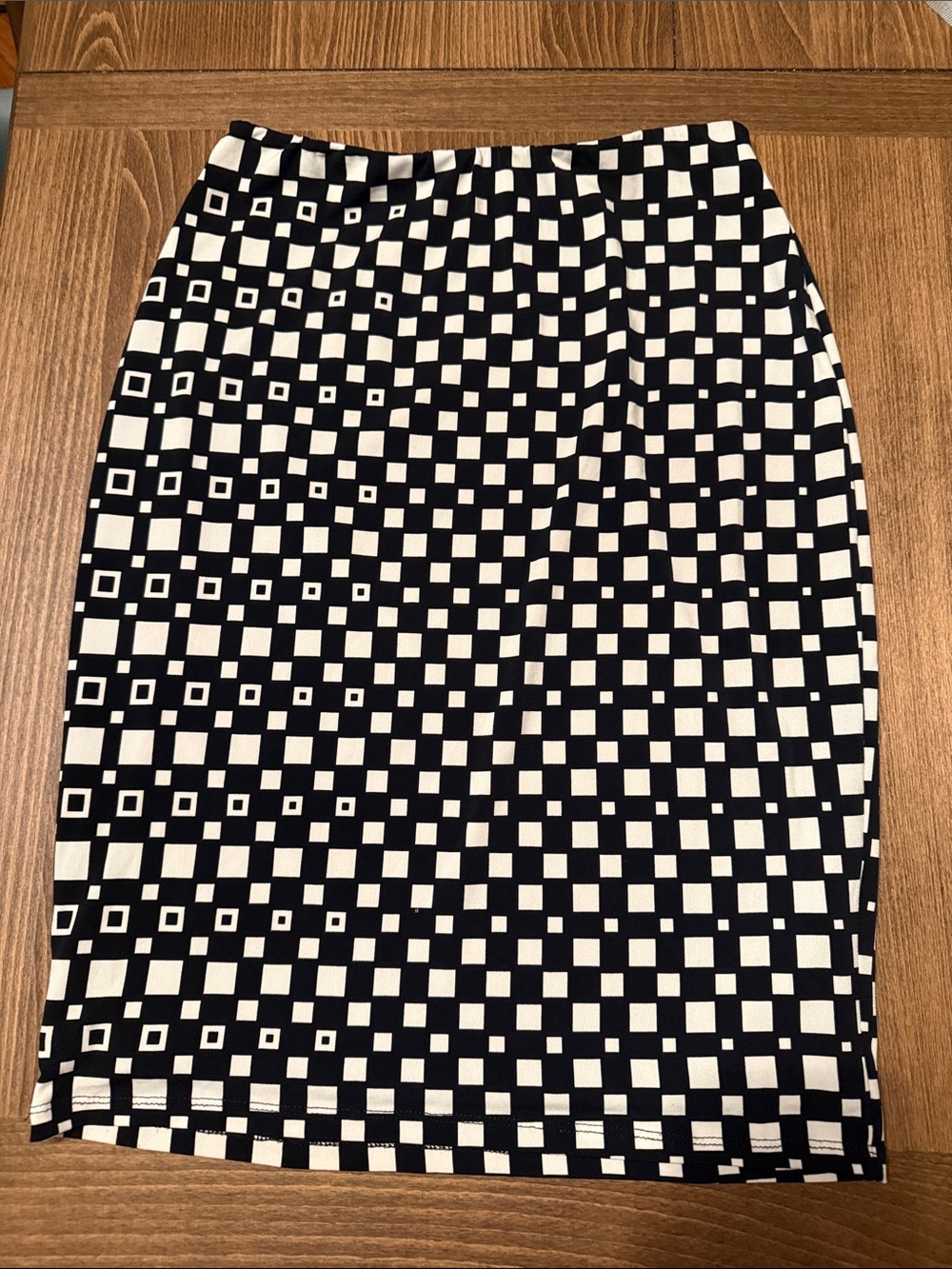 SALE Lily vintage Checkerboard Pencil Skirt